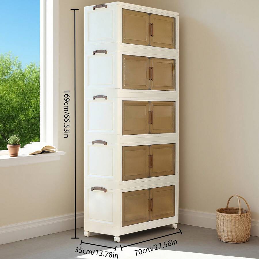 Storage - Tool Free Assembly, Foldable And Stackable