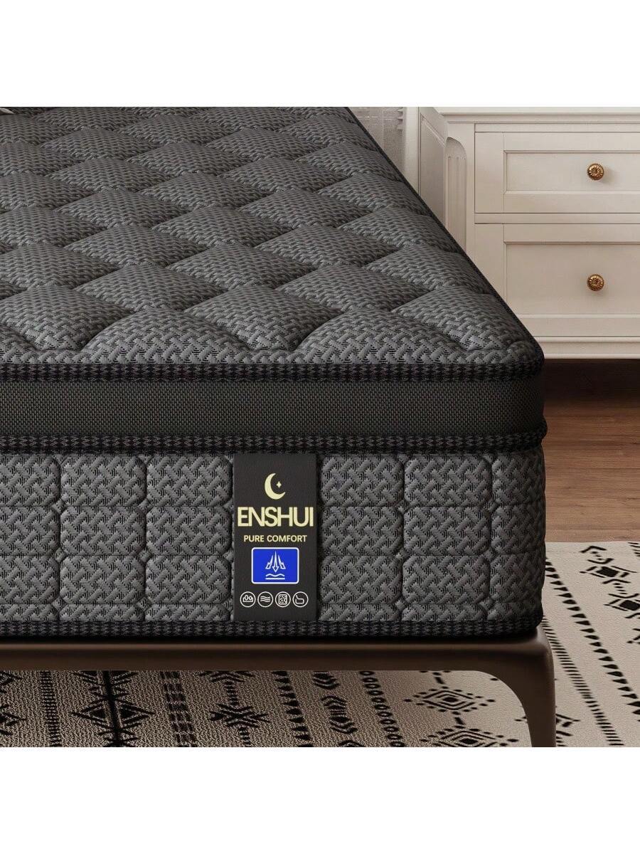 Memory Foam Mattress In A Box Queen - 12/14 Inch Hybrid Mattress Twin Full