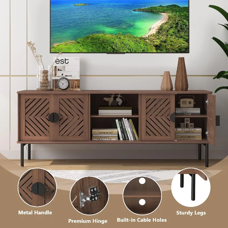 63 TV Stand for Living Room, E - Storage review and price