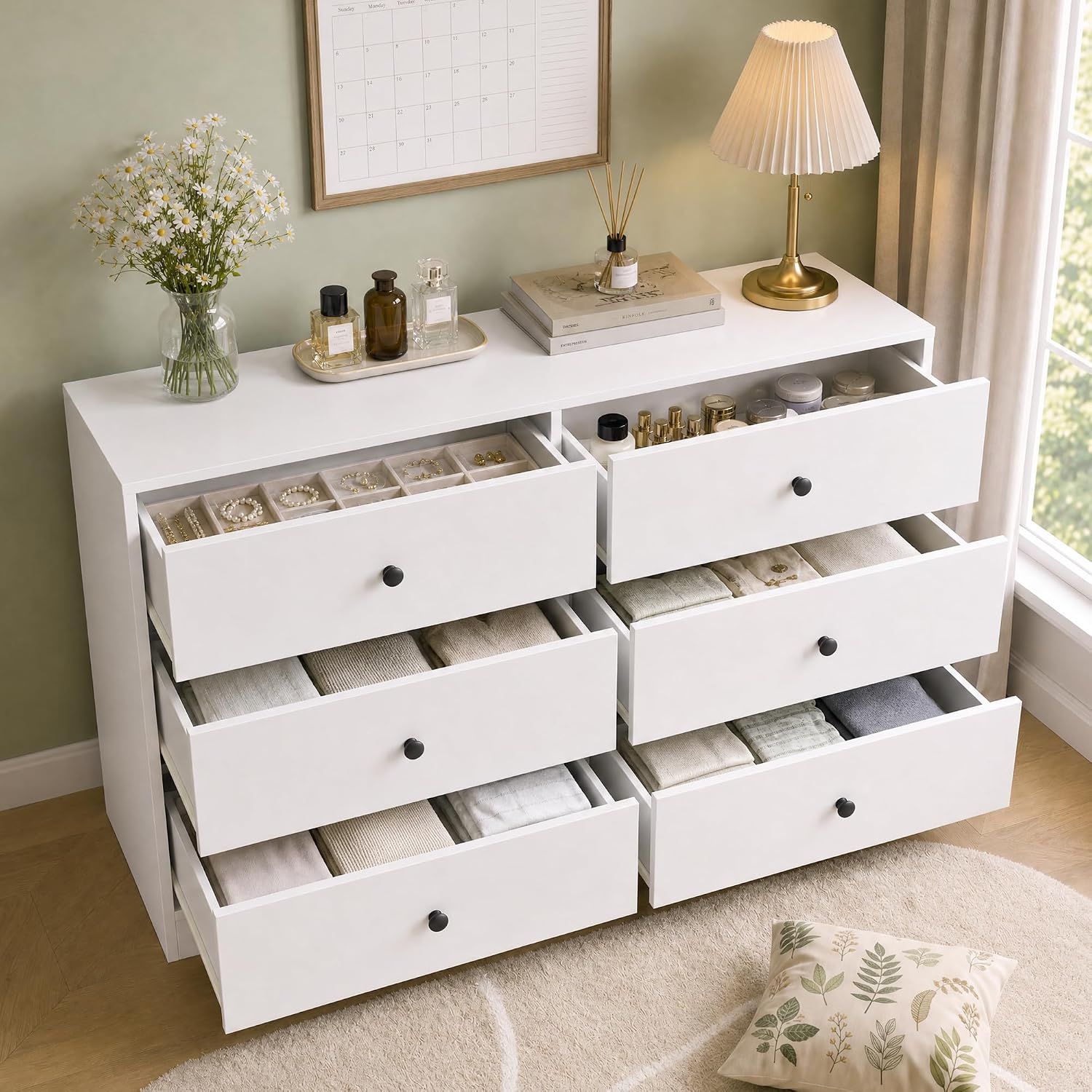 6 Drawer Dresser for Bedroom,  - Bedroom Furniture review and price