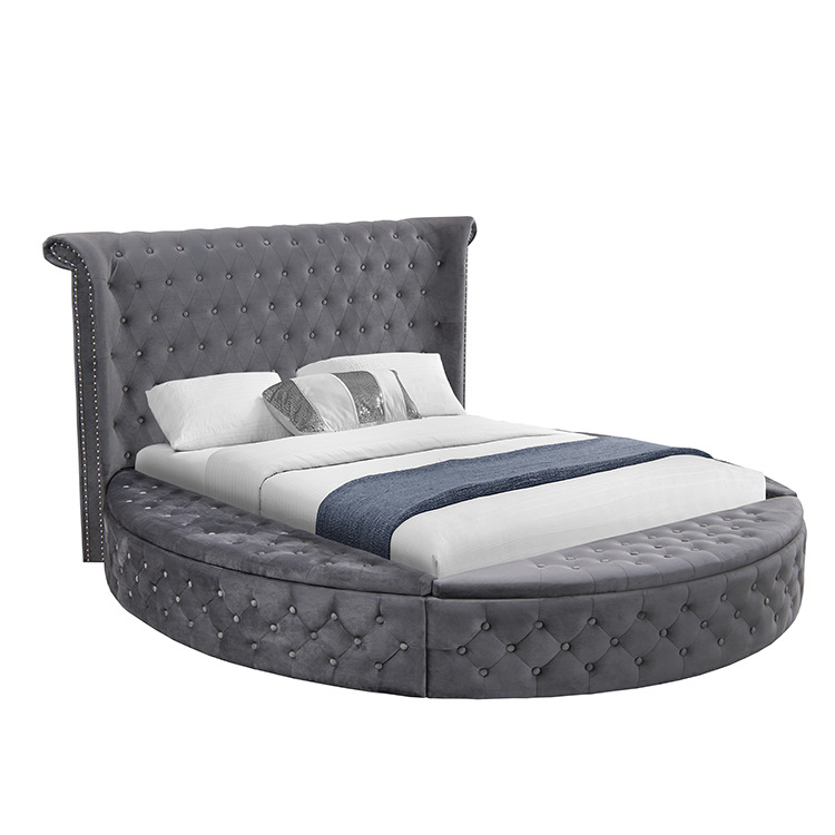 Upholstered King Queen Size Be - King Size Bed Frame With Storage Drawers review and price