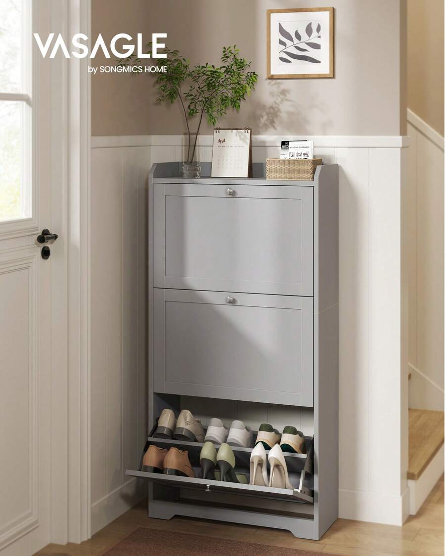 Shoe Cabinet With 3 Flip Drawe - Storage review and price